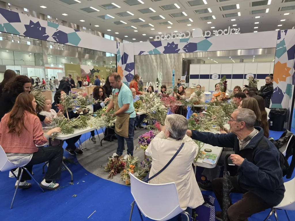 Taller floral de Villa Botanica en la Feria Sabor a Cordoba